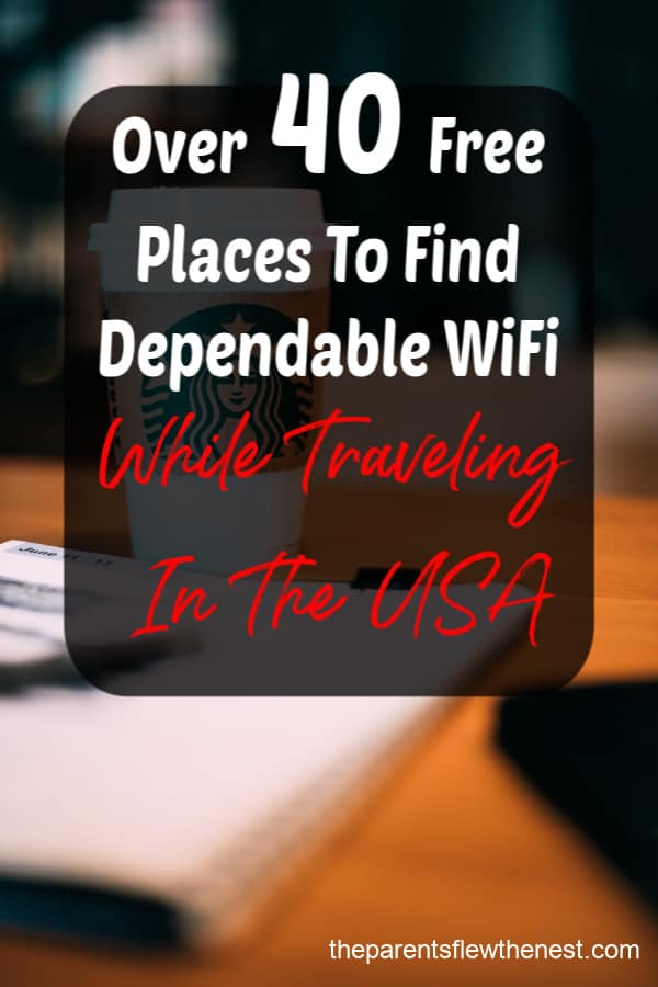 How to find free wifi when traveling in the USA. #traveltips #travelusa