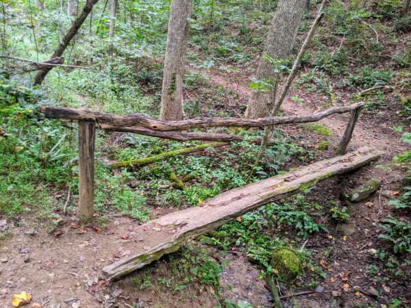 Blue Ridge Parkway Virginia Hikes: Bridge on the Smart View Loop Trail