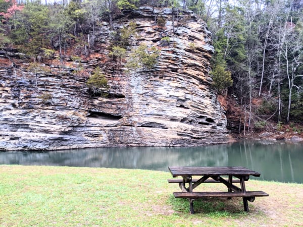 Have a picnic at George Hole in Fall Creek Falls State Park, TN. 